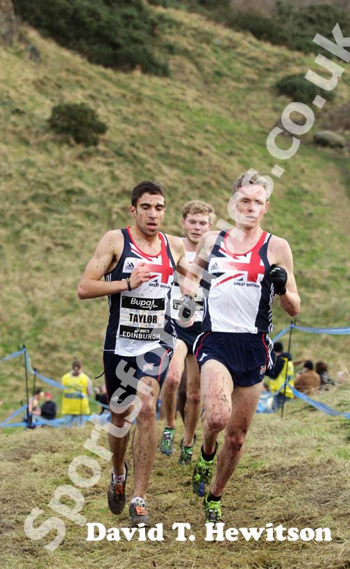 Jonny Taylor (GB) during the Senior Mens BUPA Great Edinburgh Cross country.